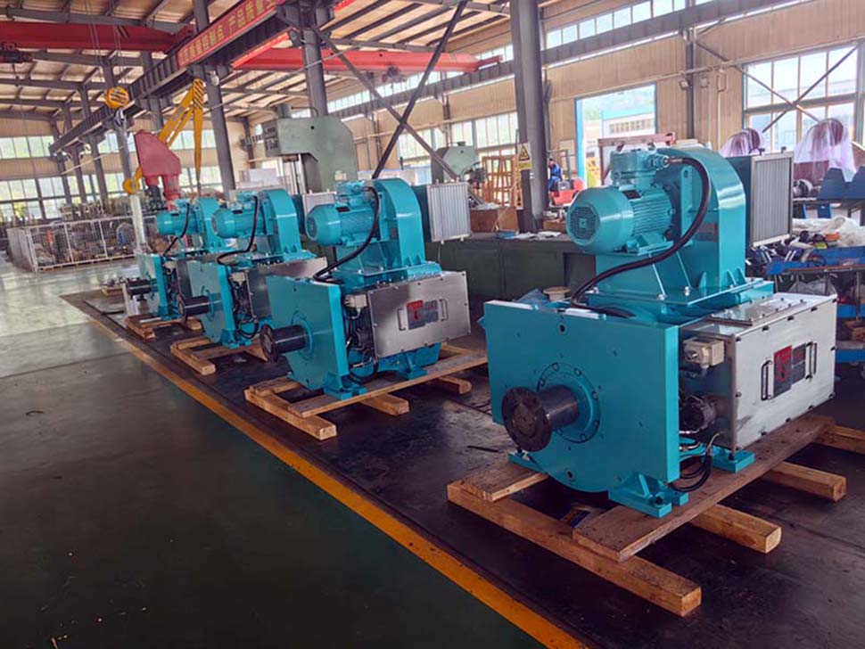 Direct drive motor powered mud pump unit