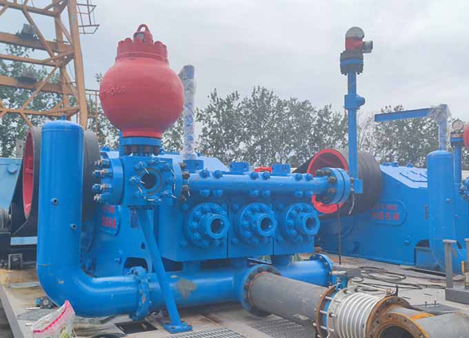 Installation of Drilling Mud Pump