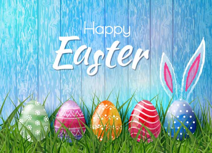 Easter Holiday from March 29th to April 1st