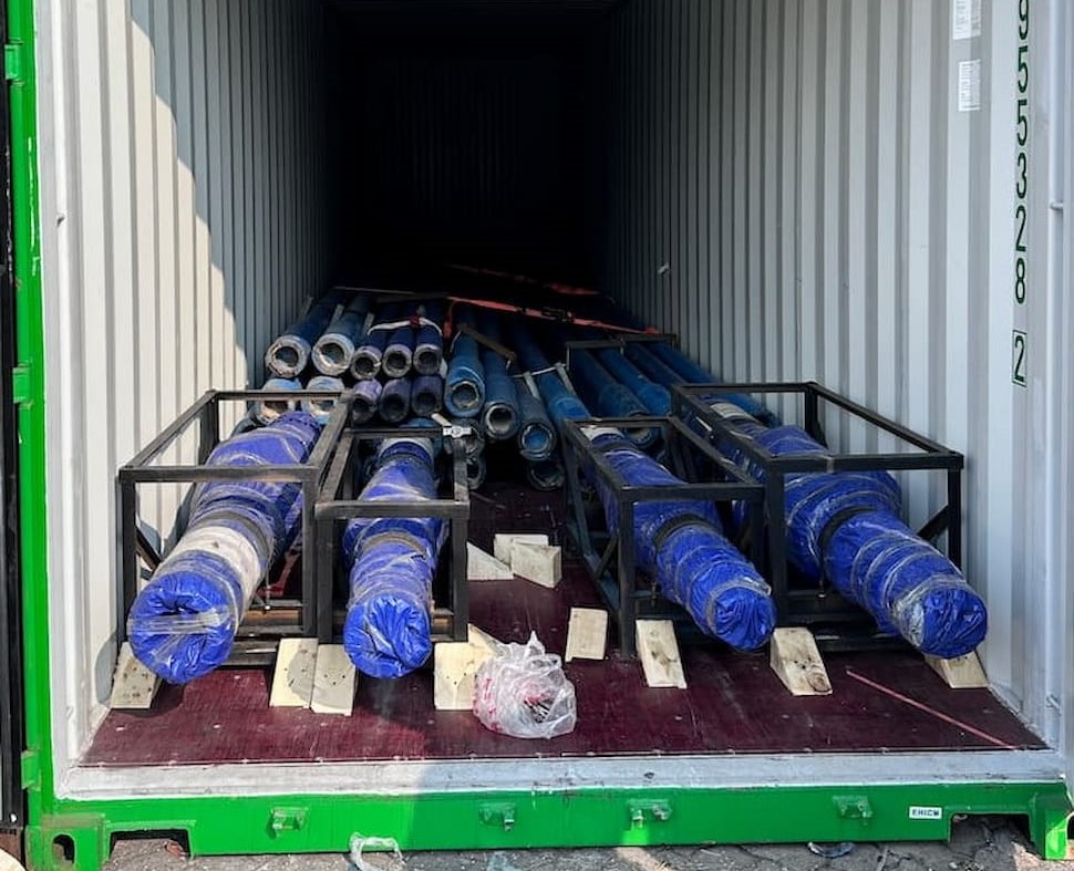 Tianjin Geostar completed the preparation of goods such as 2000HP drilling rig tools within two weeks and shipped them to India