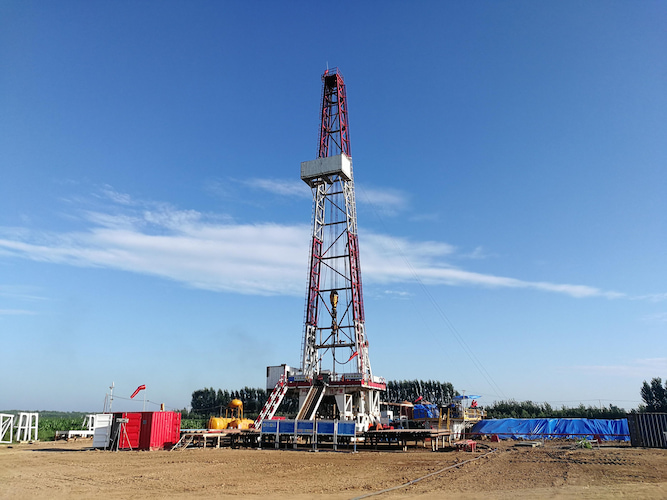 What is a directional well in oil drilling?